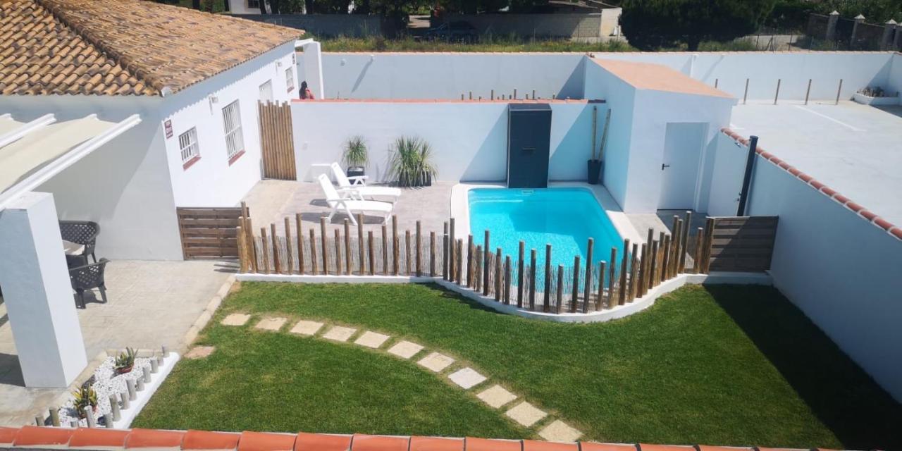 Palapa Beach , Chalet Con Piscina Privada Y Muy Cerca Del Mar Villa Chiclana de la Frontera Kültér fotó